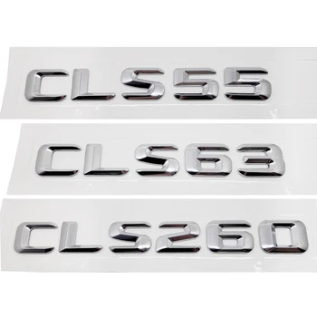 Auto Tagumine Saba Logo Kirja Decal Embleem Logo Kleebise CLS55 CLS63 CLS260 jaoks Mercedes Benz CLS-Klassi AMG W218 W219 Car Styling