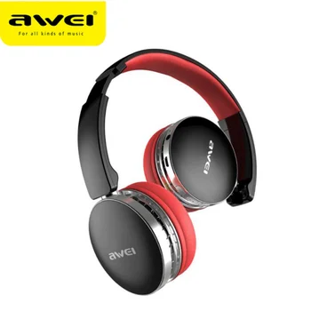 AWEI A500BL FoldableHi-Fi Stereo Bluetooth kõrvaklapid Juhtmevabad Kõrvaklapid Sport müra tühistamine Peakomplekt Koos mikrofoniga kõrvaklappide