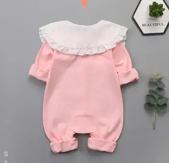 Baby infant tüdrukud bodysuit beebi riided, 6-9 kuud, 9-12 m 18m sünnipäeva pulm bodysuit armas puuvillane printsess bodysuit