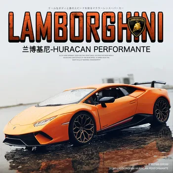 Bburago 1:24 Lamborghini Huracan Performante sportauto simulatsiooni sulam, auto mudel, Koguda kingitusi mänguasi