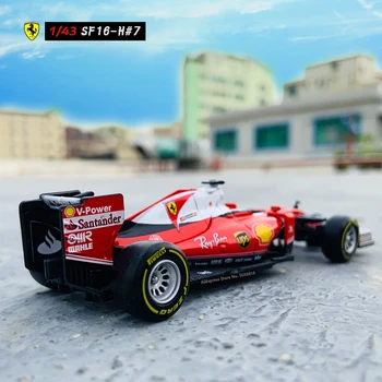 Bburago 1:43 Ferrari F1 2019 SF16-7 Simulatsiooni sulamist super mänguasi auto mudel koos Rool kontrolli esiratta