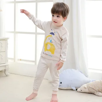 Beebi Pidžaama 2020. Aasta Sügisel Tüdrukud Poisid Nightwear Puuvill Teise Lapse Imiku Beebi Tüdrukute Komplektid Pidžaama