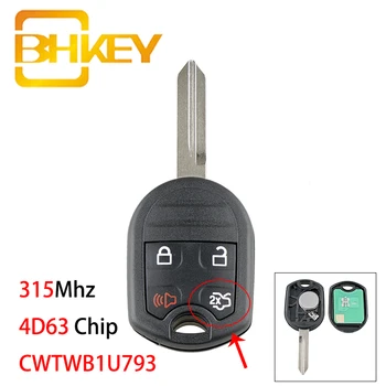BHKEY 4 nuppu CWTWB1U793 Smart Auto Võti Ford Edge Põgeneda Ekspeditsiooni Explorer 315Mhz 4D63 Kiip Auto Remote Key