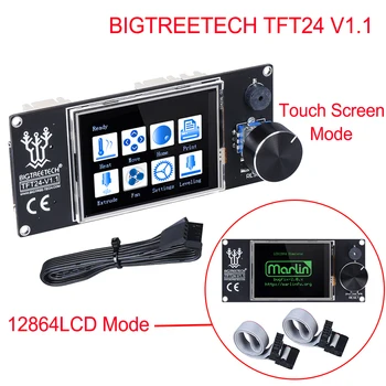 BIGTREETECH TFT24 V1.1 puuteekraan/12864 kajastatud, Nagu LCD-Ekraan, 3D-Printeri Osad Ender 3 SKR V1.3 PRO MINI E3 VS MKS TFT24 TFT35