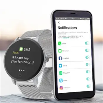BingoFit Smartwatch vererõhu Mõõtmine, Veekindel Fitness Käevõru Tracker Südame Löögisageduse Monitor Pedometer IOS Android
