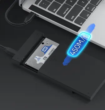 Blueendless HDD Case 2.5 SATA ja USB 3.0 kõvaketas Puuri puhul SSD Ketas Tool tasuta C-Tüüpi 3.1 Juhul, Väline kõvaketas,