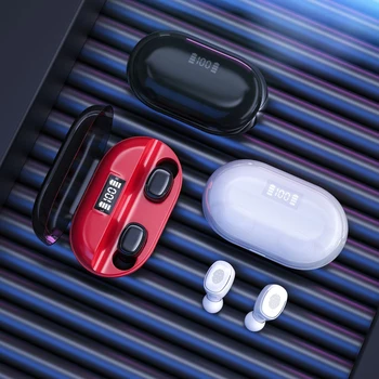 Bluetooth-Kõrvaklapid TWS 5.0 2200mA Laadimine Karp Koos MIC Fone Audifonos Inalambicos Cuffie LED-Ekraan Kõrva Traadita Kõrvaklapid