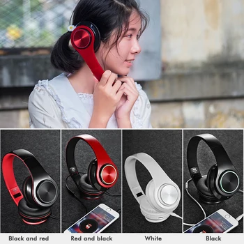 Bluetooth Kõrvaklappide Helendav Traadita Kõrvaklapid ja Bluetooth Koos Mikrofoni müra tühistamises MP3 Mängija iphone samsung
