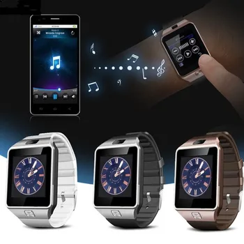 Bluetooth Smart Vaadata Kaamera Bluetooth Käekell SIM-Kaardi Kaamera DZ09 Smartwatch Meeste Apple iPhone Samsung Android