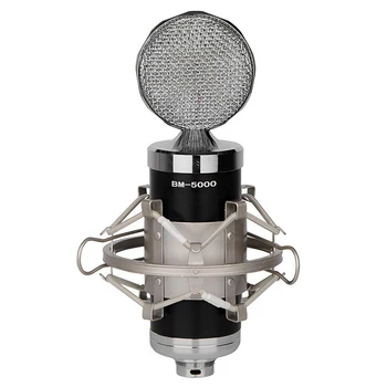 BM-5000 Mikrofon, Võrgu Mobiiltelefoni Riiklike K Laulu Ankur Live Karjub Mikrofoni Salvestamise Kondensaator Mikrofon