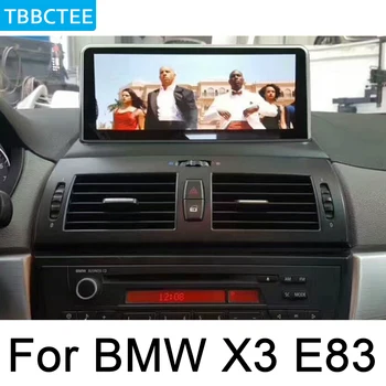 BMW X3 E83 2003~2010 Auto multimeedia Android Auto raadio Auto Raadio GPS-mängija, Bluetooth, WiFi, Peegel link Navi Kaart