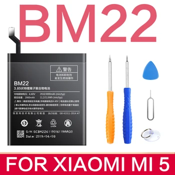 BN31 BM22 BM35 BM36 BM39 Aku Xiaomi Mi 5X 5 4C 5S 6 Redmi Märkus 5A Pro Asendamine Liitium-Polümeer Bateria + Tasuta Tööriistad