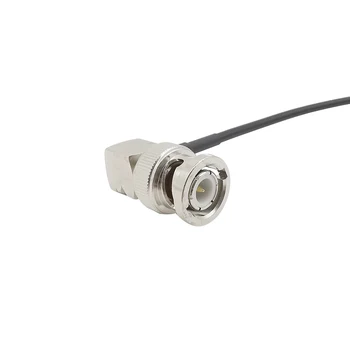 BNC Tüüpi Pistik raadiosagedusliku (RF) koaksiaalkaabel RG174 BNC Mees Õige Nurga all BNC Pistik Küünarnuki SDI Pats Ultra-pehme Kaamera Ekraan juhtmed
