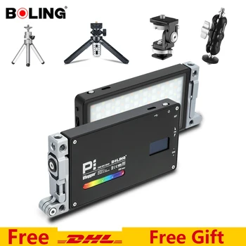 Boling BL-P1 B P1 2500K-8500K Reguleeritav, Värviline LED Video Valgus Fotograafia Video Studio DSLR Kaamera Valgust Vlogging Live