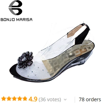 BONJOMARISA Suur Suurus 34-43 Tehase Hinna Rooma stiilne kõrge kvaliteedi mood täistald sandaalid kleit vabaaja jalanõud sandaalid XB140