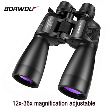 Borwolf 12-36X60 Kõrge suurendusega, pikk ulatus suurenduse 36 korda jahindus teleskoop, Binokkel HD Professiona Zoom