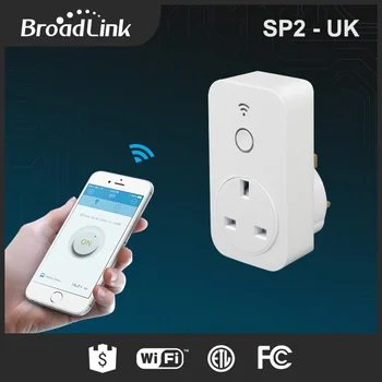 BroadLink SP2 UK Wifi Taimer, Elektri Pistik Pesa Traadita ios ja android Telefoni APP KAUGJUHTIMISPULT Smart Home