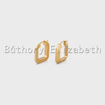 Báthory · Elizabeth naine klassikaline mood retro messing kõrvarõngad kõrvarõngad naistele geomeetriline kõrvarõngad pendientes ehted