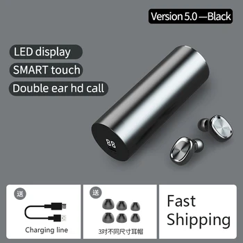 CABLETIME HiFi Traadita Kõrvaklapid LED-Ekraan BluetoothV5.0 Smart Touch Kõrge Kvaliteedi Earbuds Sülearvuti iphone X Xiaomi 10 C338