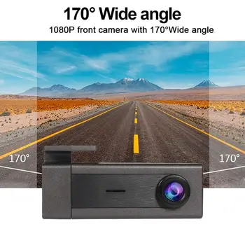 Car DVR kaamera tagurdamiskaamera kriips cam andurid autodele smart mirror android auto kaamera Recorder dvr wifi videosalvesti 360°