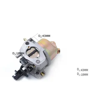 Carburetor Komplekt 2KW - 3KW Generaator Honda GX160 GX200 168F 170F 5.5 KW Mootori Isolaator & 3tk Tihend