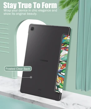 Case for Samsung Galaxy Tab S6 Lite 10.4 2020,Smart Shell Seista Kaas Läbipaistev Jäätunud ARVUTI Tagasi Kest Galaxy Tab S6