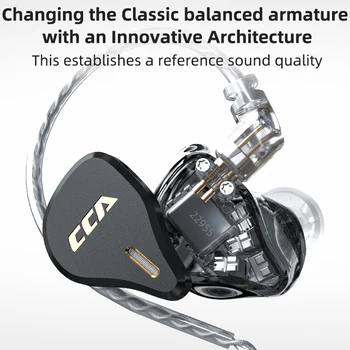 CCA CS16 16BA Üksused HIFI Kõrva Kõrvaklapid Bass Müra Tühistamises Earbuds Metal DJ Sport Kõrvaklappide Jaoks MS ZAX ASX ZSX EDX ZS10 Z1