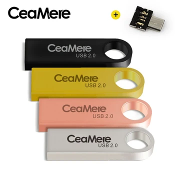CeaMere C3 USB Flash Drive 8GB/16GB/32GB/64GB Pen Drive Pendrive USB 2.0 Flash Drive Memory stick USB-disk 512MB 256MB Vaba OTG