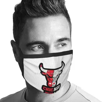 Chicago - Merch Talvel, Kevadel Prindi Suu Mask Bulls Logo