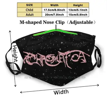Chromatica ( Glitter Versioon ) Disain Anti Dust Filter Pestav Näo Mask Lapsed Theriskworld Rain Mulle, Vihm Ari Chromatica
