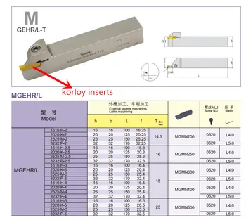 CNC treipingi vahend varda MGEHR1616 2020 2525 3232K-2-T10 lõikur varda läbimõõt lõikur seeria KORLOY lisab! tasuta kohaletoimetamine!