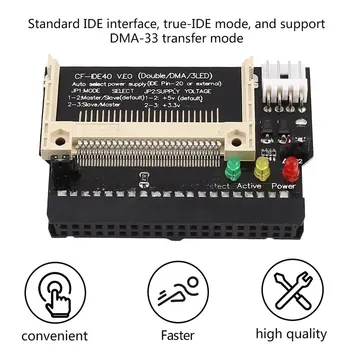 Compact Flash CF 3.5 Naine 40 Pin-IDE Buutivaks Adapter Converter Kaardi Standard IDE Tõsi-IDE Mode for PC Kõvakettale