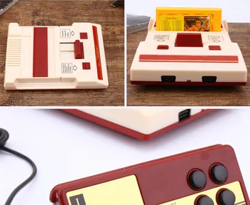 Coolbaby PP 37 punane ja valge mängukonsool pere mängukonsooli jaoks NES 8 classic nostalgiline FC video mängu tasuta mäng kaart