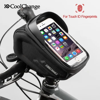 CoolChange 6.0/6.2 tolline Lenkstangi Jalgratta Kott, Veekindel Touch Rattasõit Ees Koti Ülemine Toru Raami Telefoni Kott MTB Jalgratas-Tarvikud