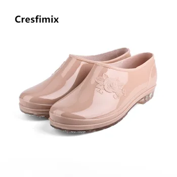 Cresfimix naiste armas magus lilleline trükitud lühike veekindel korter daamid kingad kevad & suvi korterid sapatilha feminina a5726