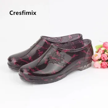 Cresfimix naiste armas magus lilleline trükitud lühike veekindel korter daamid kingad kevad & suvi korterid sapatilha feminina a5726