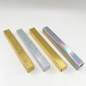Custom Glitter Silmapliiats Pakendi Holograafiline Kuld Vedel Silmalainer Pehme Kastid