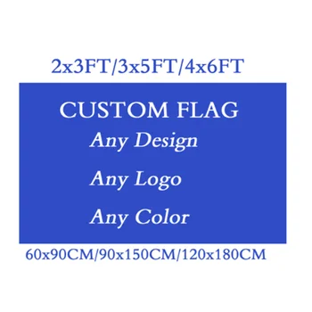 Custom Lipu 3x5 / 4x6FT Polüester Kohandada Kaunistamiseks Sport Väljas Banner