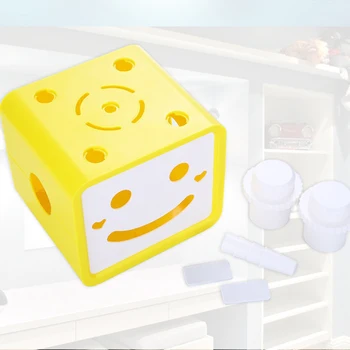Cute Cartoon Smiley Square Pööratav Rulli Paber Kastid Ristkülikukujuline Kudede Pumpamiseks Ladustamise Kasti Wc Plastikust Kudede Box