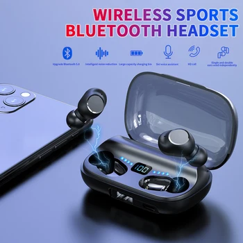 CV-10 TWS Traadita Kõrvaklapid 5.0 Bluetooth Sõrmejälje Touch Headset HiFI-Stereo-In-ear Earbuds Iphone Hauwei Samsung Xiaomi