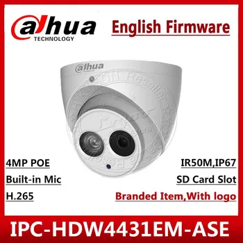 Dahua 4MP IPC-HDW4431EM-ASE POE IR silmamuna IPC-HDW4431EM-NAGU H. 265 inglise Versiooni DH-IPC-HDW4431EM-NAGU CCTV Network IP-kaamera