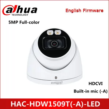 Dahua 5MP Täis-värv Starlight HDCVI Silmamuna Kaamera HAC-HDW1509T(-A)-LED 40 m LED vahemaa