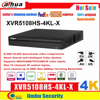 Dahua XVR 4K XVR5108HS-4KL-X H. 264 / H. 265 RVT Smart Search kuni 8MP Toetab HDCVI/AHD/TVI/CVBS/IP-video sisendid PSP Lite