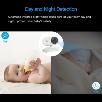 DANMINI beebimonitor 850M 3,5-Tolline LCD Järelevalve Turvalisuse Lapsehoidja Traadita Jälgida Kaamera Audio Rääkida Night Vision Video
