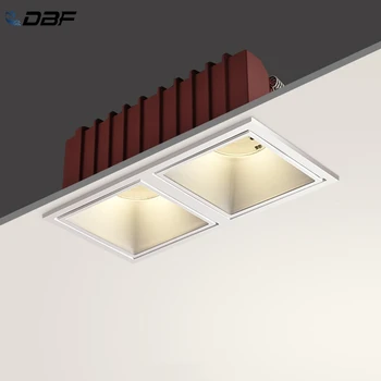[DBF]2020 Stiilne NR Dazzing Lakke Süvistatav LED Valgusti 14W 24W Juhitava Square LED Ülemmäära Spot Light Pic Taust