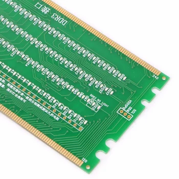 DDR2 ja DDR3 on 2 in 1 Valgustatud Tester Tuli Lauaarvuti Emaplaadi Integreeritud Vooluringid