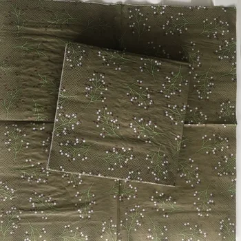Decoupage pulm servilletas vintage laud salvrätikud paberist ilus kudede printe armas puu sünnipäeva rätik decor 20 3-kihiline