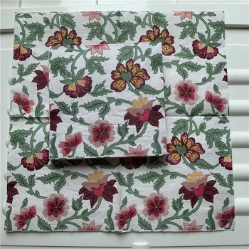 Decoupage pulm servilletas vintage salvrätikud paberist elegantne kudede ilus lill sünnipäeva rätik tabel decor 20 3-kihiline