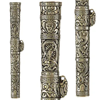 DENIX replica mongoolia pistoda, 19. sajandil, 24cm, metallist, leht ilma teritamine, dekoratsioon, kollektsiooni, film rekvisiidid.