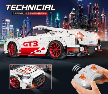 DHL 23010 3408pcs Kes Technic, Et Nismo Nissan GTR GT3 Kiirus Racing Sport Auto Set Hoone Plokid, Tellised Mudel Mänguasjad 25326